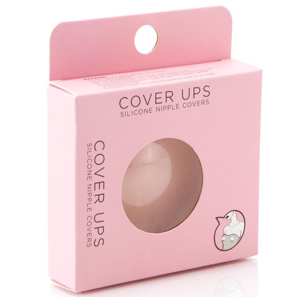 Silicone Circle Shaped Round Nipple Covers Nude - Picture 4 of 7